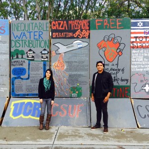 Source Credit: SJP Cal State Fullerton Palestinian Mock Apartheid Wall Event 2014 Photo Album, Dec 4 2014