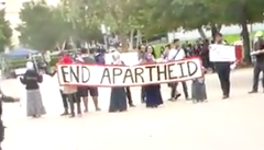Source Credit: Anteaters for Israel event disrupted by Pro-Palestinian protestors disrupt Anteaters For Israel event (April 26, 2015)