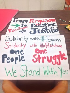 Die in for Gaza and Moment of Silence for Victims of Police Brutality. Source Credit: Students for Justice in Palestine at Brooklyn College Facebook Page. September 2. 2014