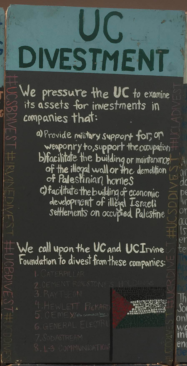 Source Credit: SJP's Apartheid Wall at Pitzer College March 31, 2015, photographed on campus, pulled from Jew Hatred on Campus