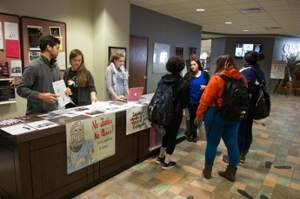Source Credit: SJP manned an information booth at a memorial for Palestinian lives lost in conjunction with International Solidarity Wave BDS (October 14, 2015)