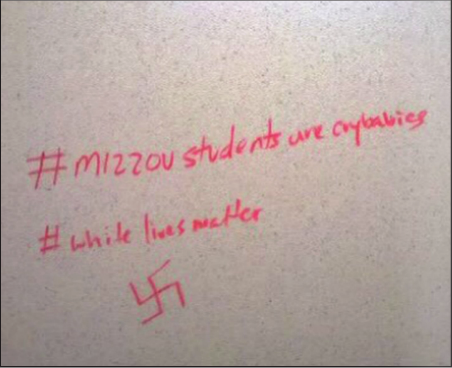 Source Credit: SJP erected an “apartheid wall” on campus in honor of “Israeli Apartheid Week 2016.” Source Credit: SJP Facebook (April 15, 2016)