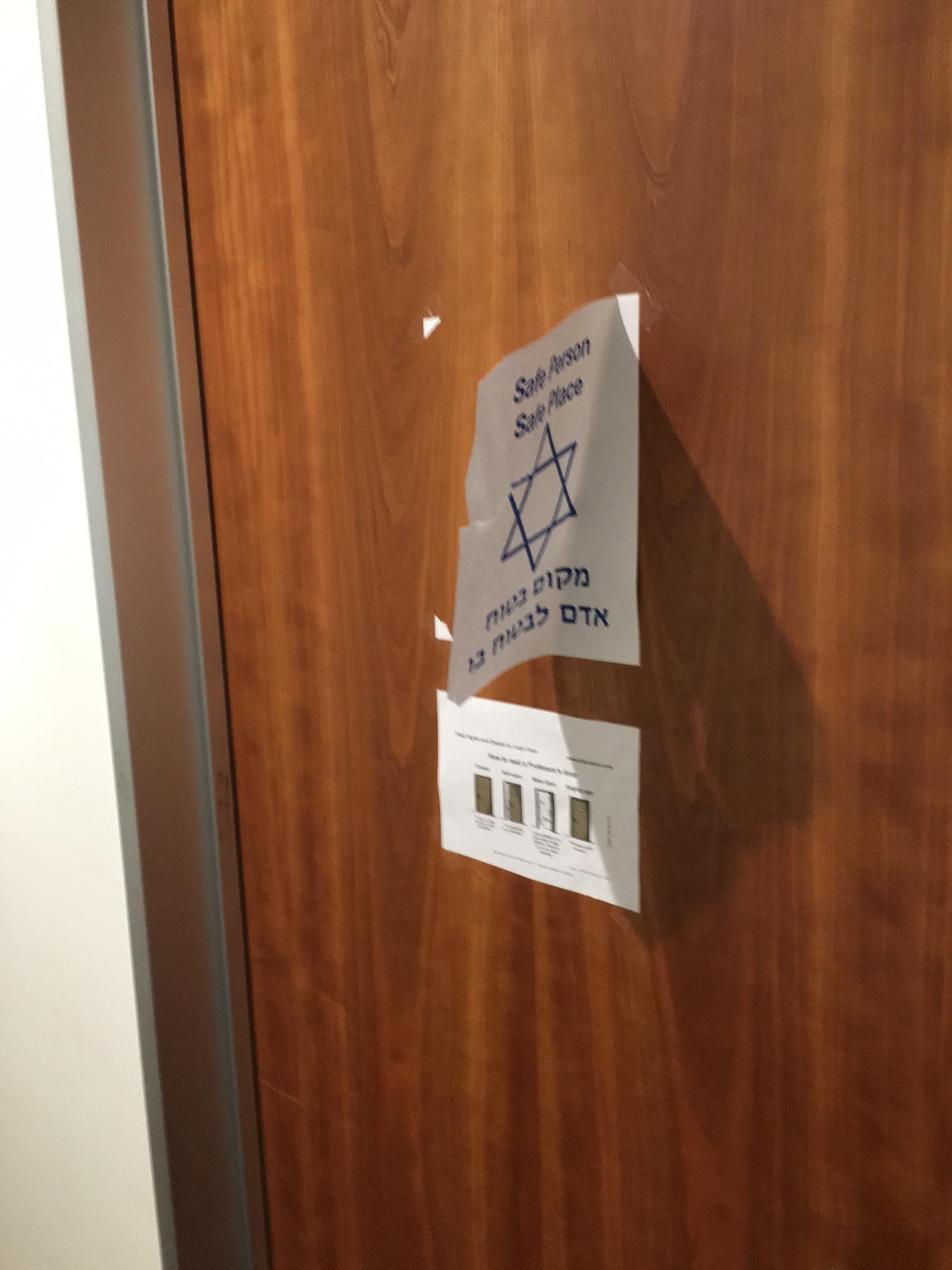 Source credit: UCSC Hillel, A Star of David on a UCSC professors' door was intentionally defaced (December 9, 2015)